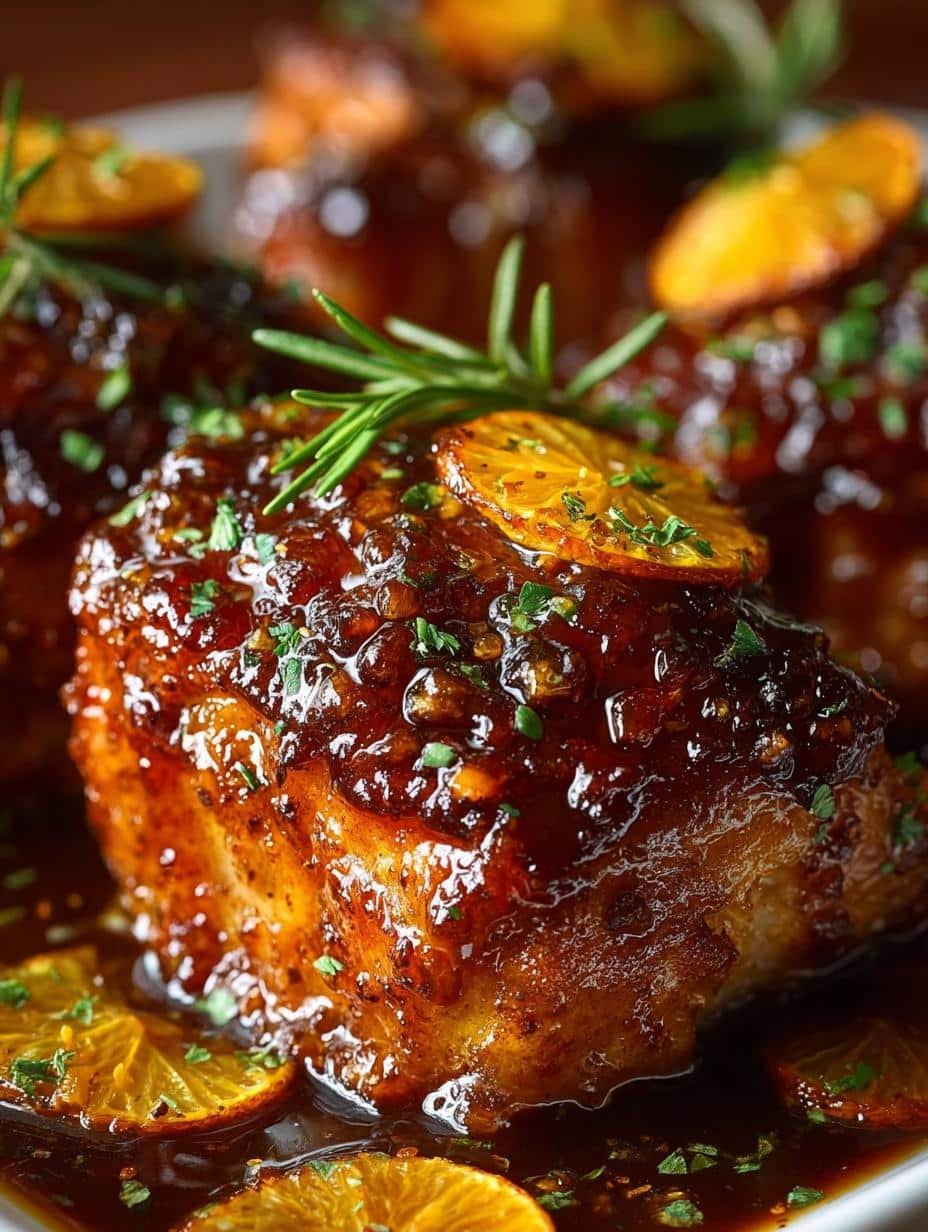 Sticky Orange Glazed Christmas