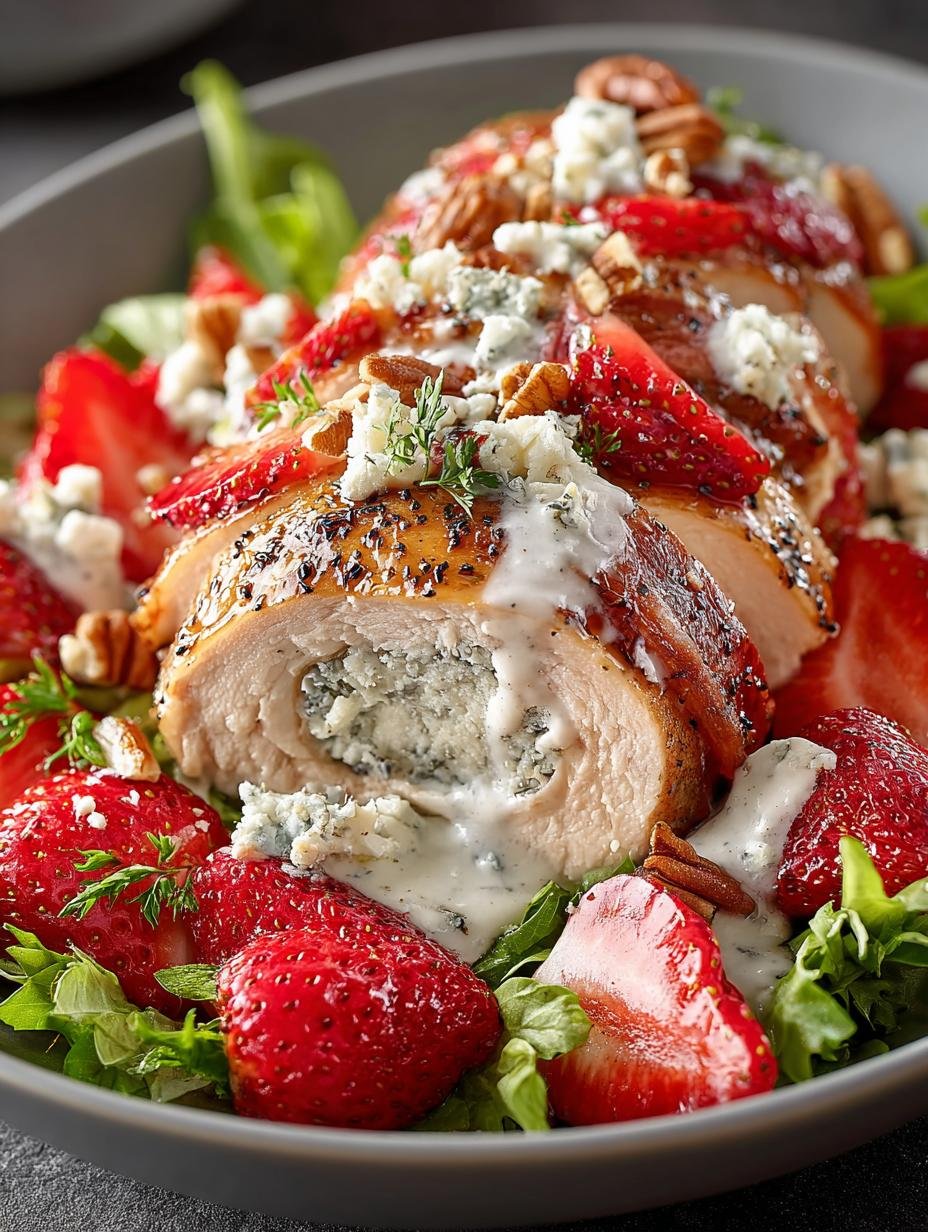 Strawberry Poppy Seed Rotisserie Chicken Salad Delight - Strawberry Poppy Seed Rotisserie - additional detail