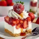 Strawberry Shortcake Cottage Cheesecake
