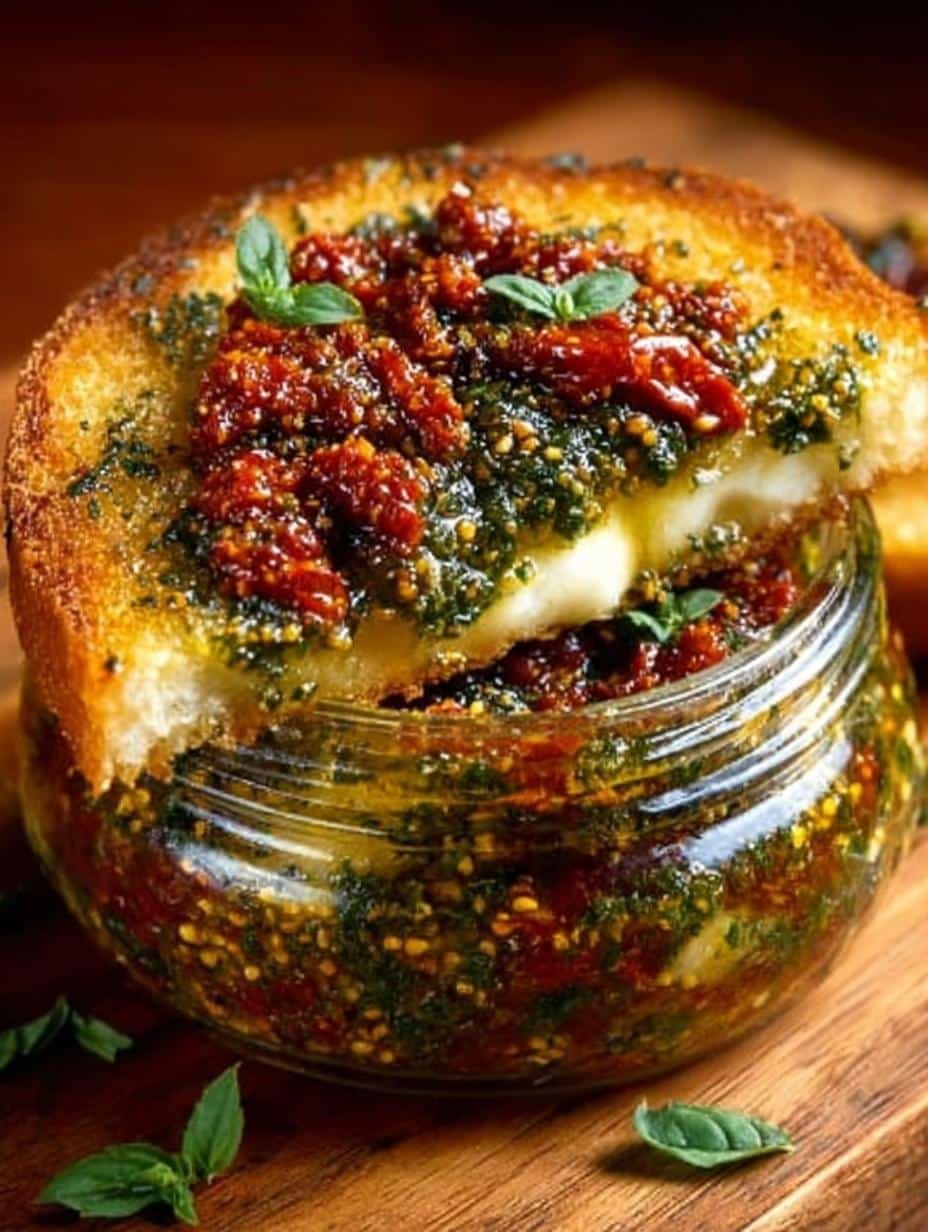 Sun Dried Tomato Pesto Grilled Cheese: 7 Steps to Delight - Sun Dried Tomato Pesto - main visual representation