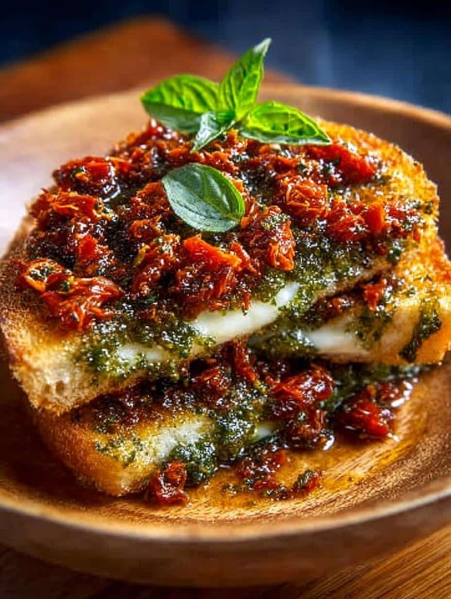 Sun Dried Tomato Pesto Grilled Cheese: 7 Steps to Delight - Sun Dried Tomato Pesto - additional detail
