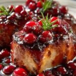 Sweet Savory Cranberry Glazed