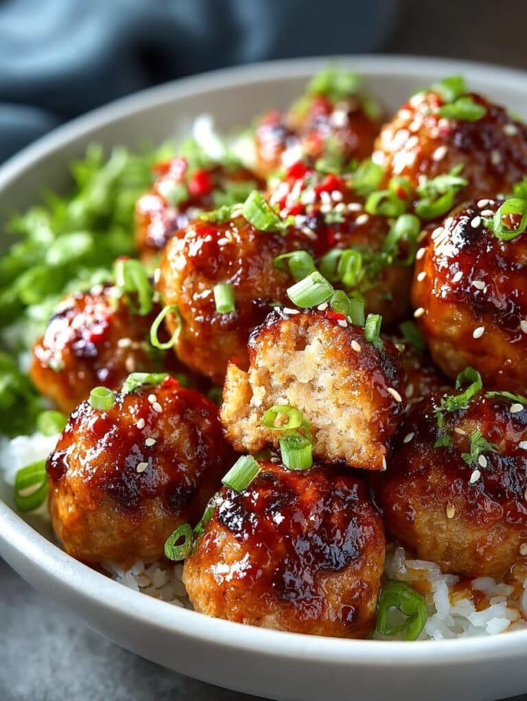 Teriyaki Pineapple Chicken Meatballs