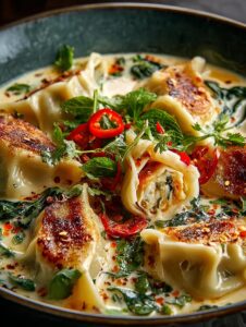 Thai Beef Potstickers Creamy