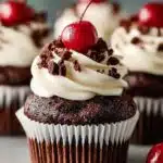 Vegan Black Forest Cupcakes