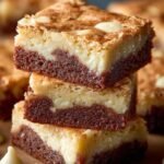 White Chocolate Brownies Fudgy