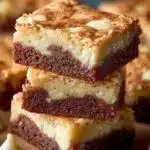White Chocolate Brownies Fudgy