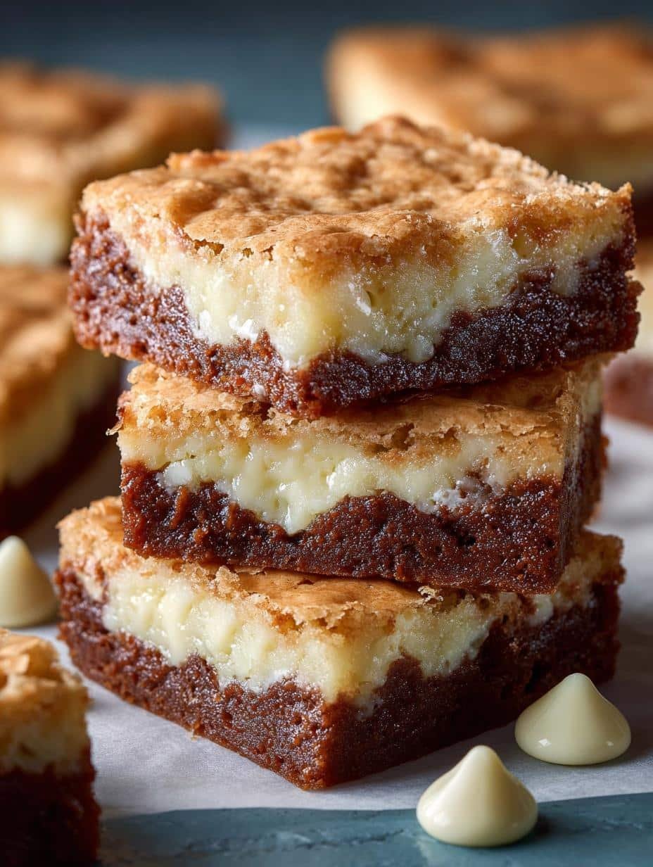 White Chocolate Brownies Fudgy: 7 Secrets to Perfection 3 Delicious White Chocolate Brownies Fudgy with a rich texture and toppings
