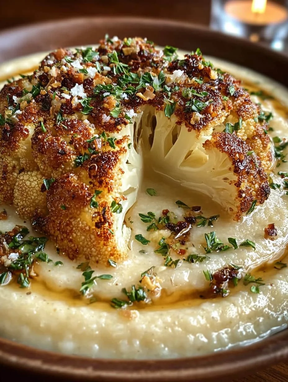 Asiago Roasted Garlic Cauliflower: 5 Comforting Variations 3 Asiago Roasted Garlic Cauliflower: 5 Comforting Variations - Asiago Roasted Garlic Cauliflower - additional detail