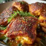 Baked Cajun Chicken Thighs
