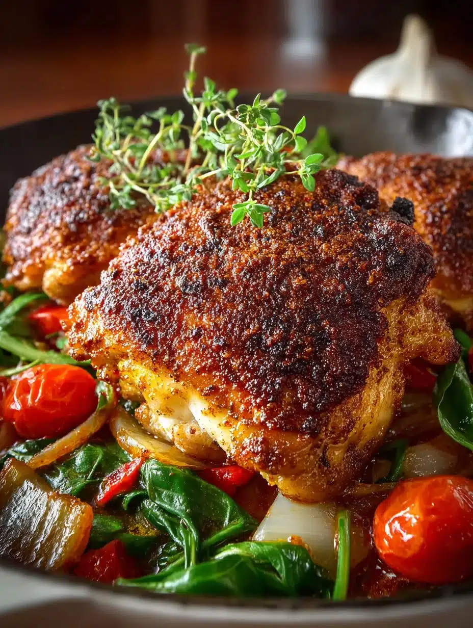 Baked Cajun Chicken Thighs: 6 Steps to Crispy Perfection - Baked Cajun Chicken Thighs - additional detail