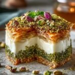 Baklava Pistachio Cheesecake