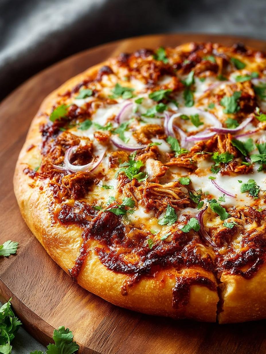 Bbq Chicken Pizza with Smoked Gouda: A Flavorful Delight - Bbq Chicken Pizza with - main visual representation