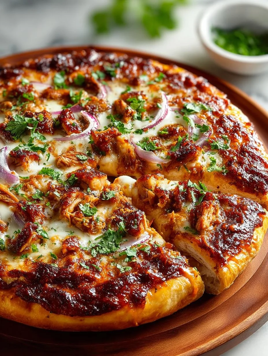Bbq Chicken Pizza with