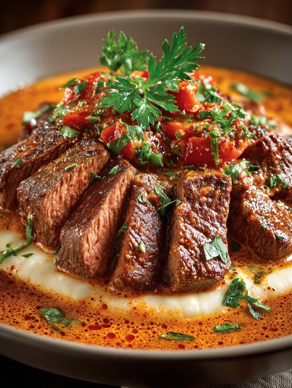 Beef Creamy Paprika Sauce