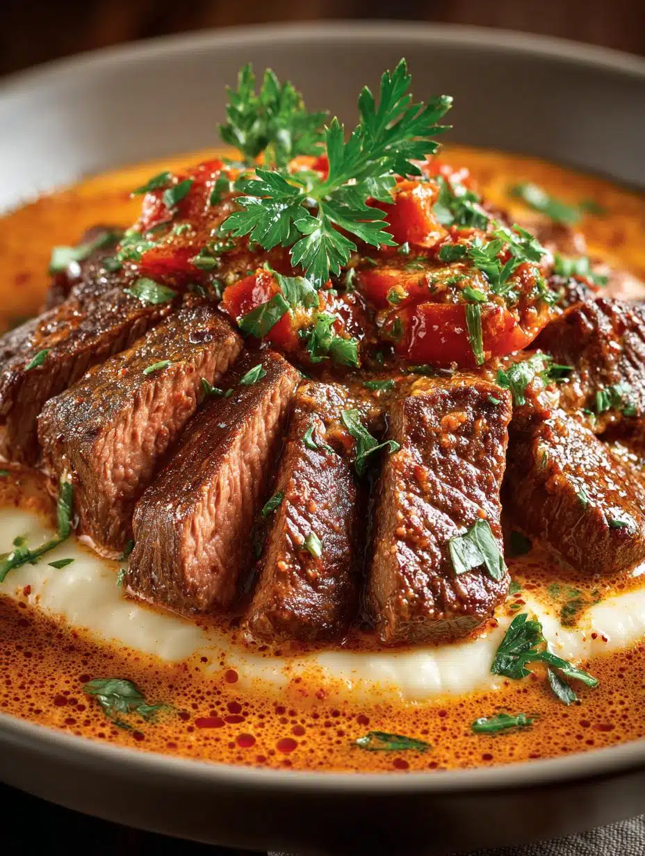 Beef Creamy Paprika Sauce