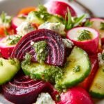 Beet Cucumber Radish Salad
