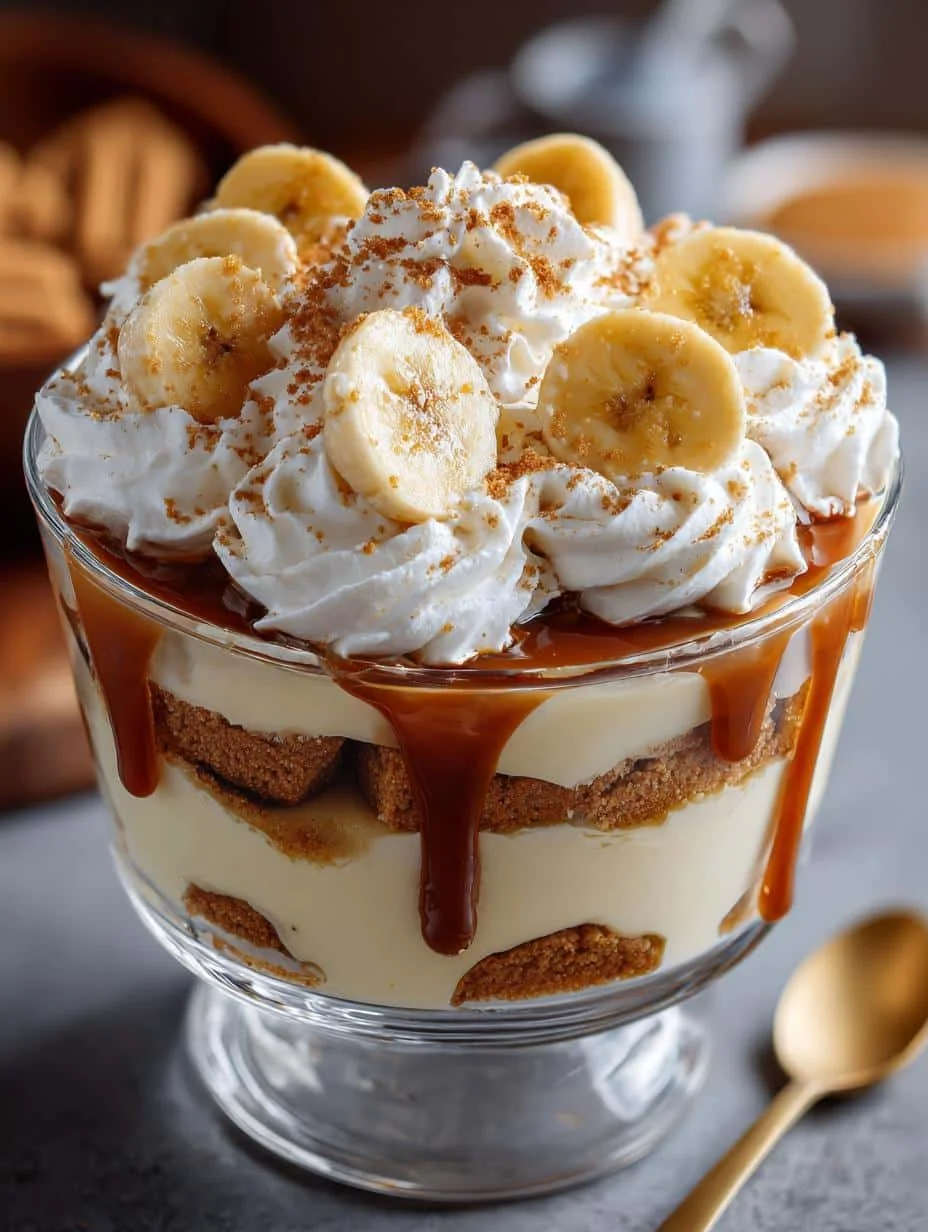 Biscoff Banana Pudding: 7 Layers of Delightful Creaminess - Biscoff Banana Pudding - additional detail