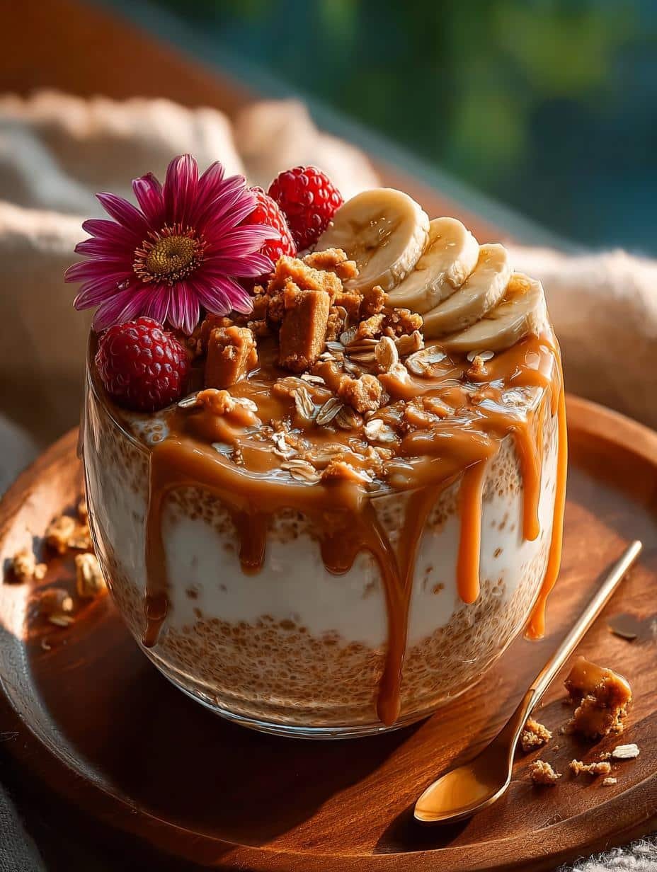 Biscoff Overnight Oats: A Decadent Breakfast Delight - Biscoff Overnight Oats - additional detail