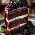 Black Velvet Cake with