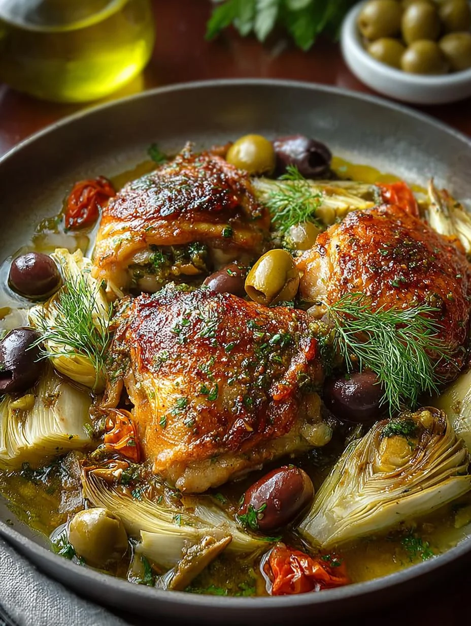 Braised Chicken Thighs with Fennel and Olives: 30-Minute Delight - Braised Chicken Thighs with - additional detail