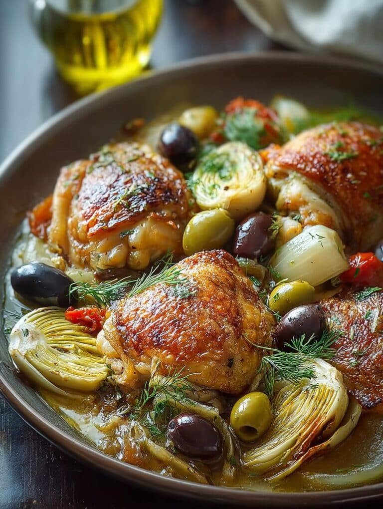 Braised Chicken Thighs with