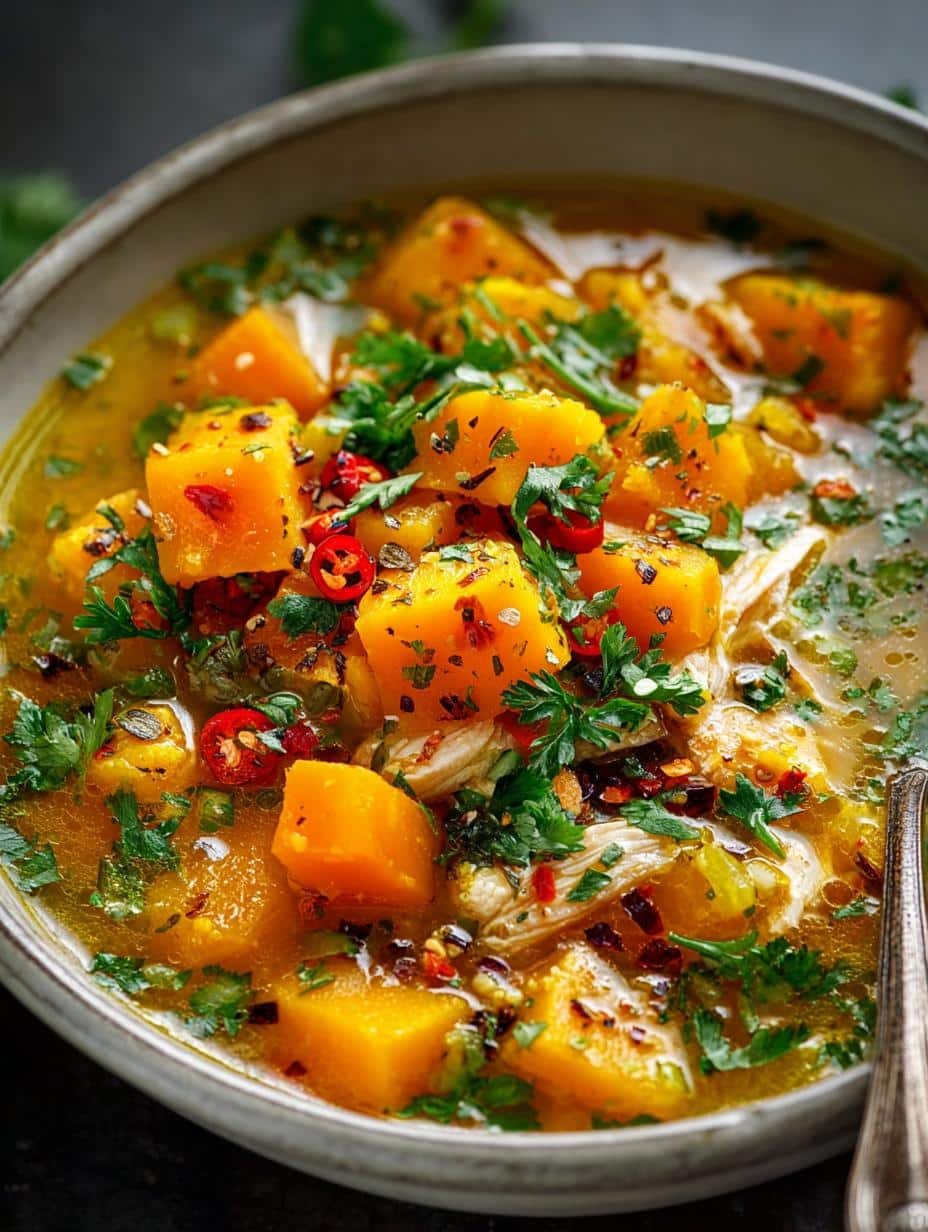 Hearty Butternut Squash Green Chili Recipe for Comfort - Butternut Squash Green Chili - main visual representation