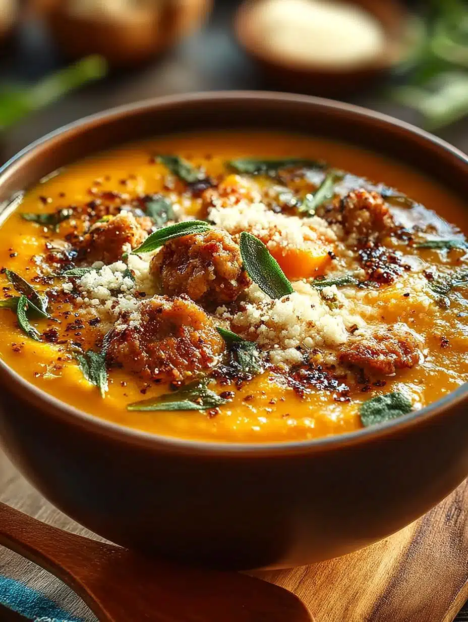 Butternut Squash Sausage Soup