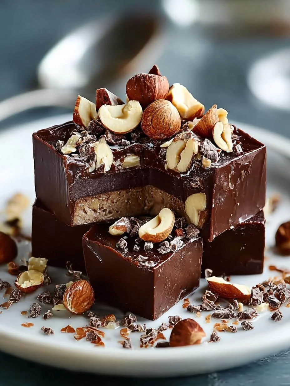 Cheats Hazelnut Chocolate Fudge: 5 Simple Steps - Cheats Hazelnut Chocolate Fudge - additional detail