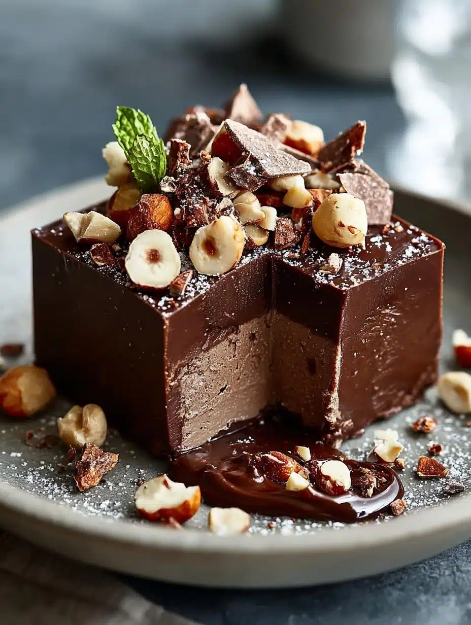 Cheats Hazelnut Chocolate Fudge