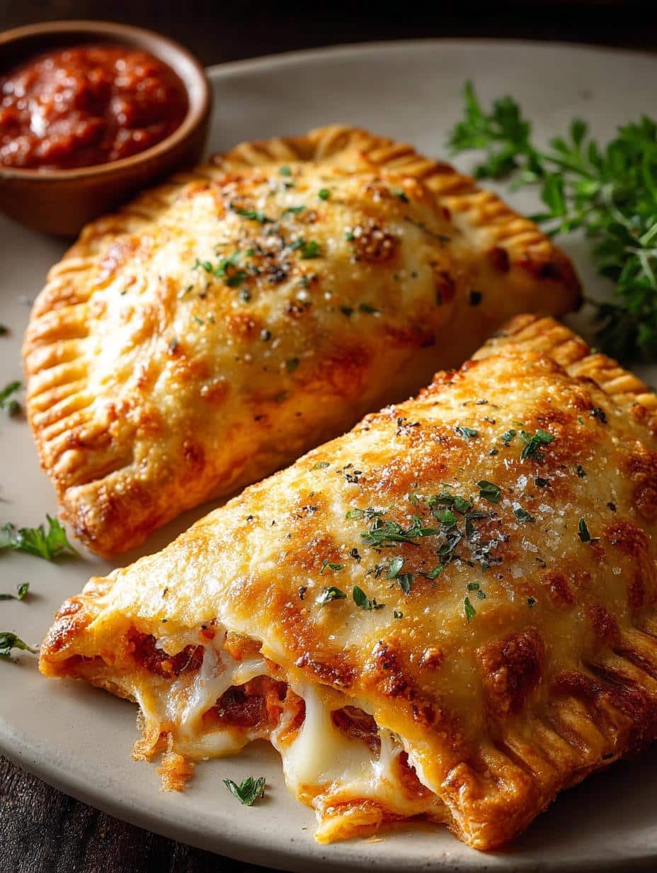 Cheesy Pizza Pockets: 12 Deliciously Gooey Bites - Cheesy Pizza Pockets - additional detail