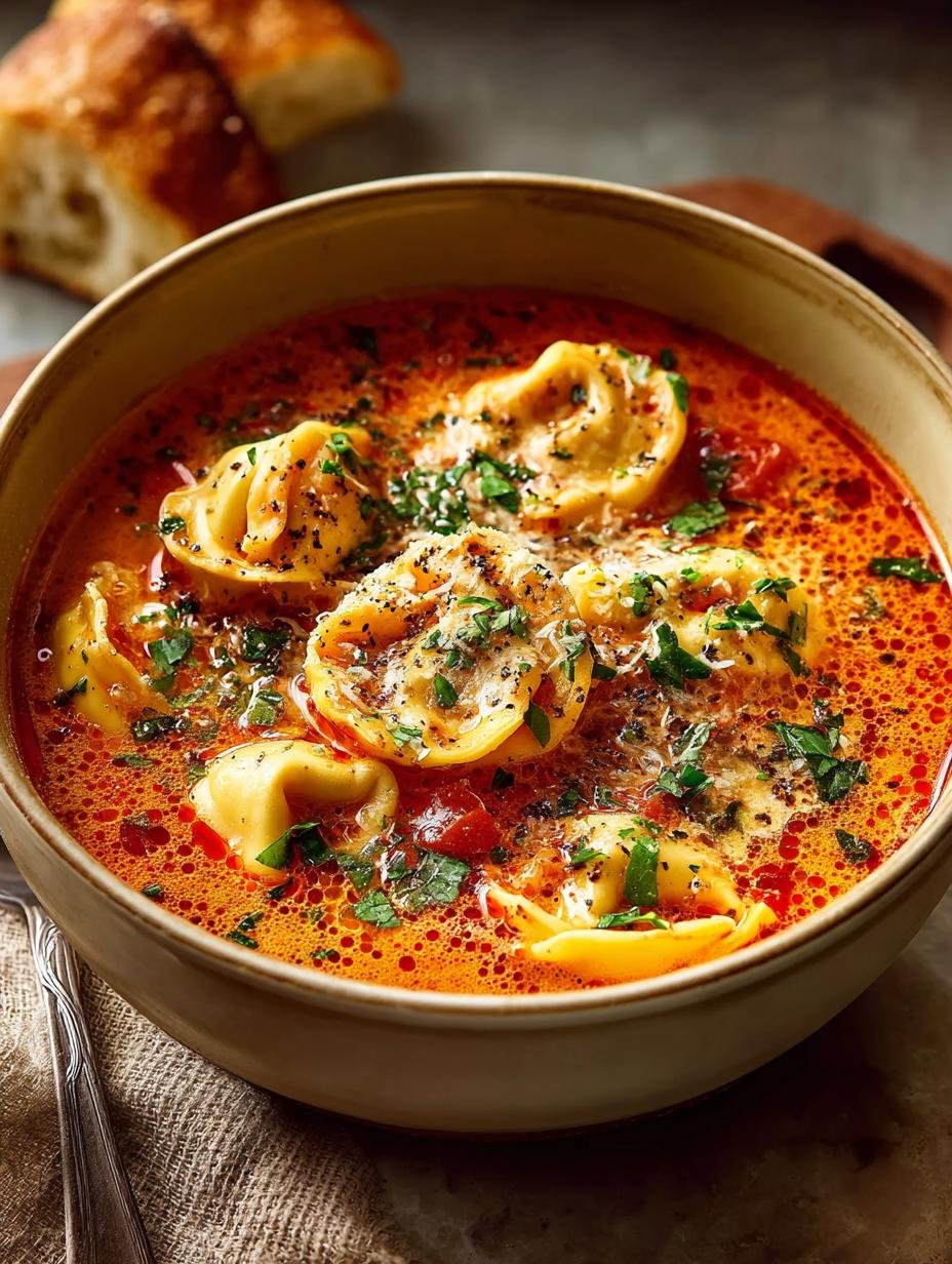 Cheesy Tomato Tortellini Soup: 7 Comforting Reasons to Savor - Cheesy Tomato Tortellini Soup - main visual representation