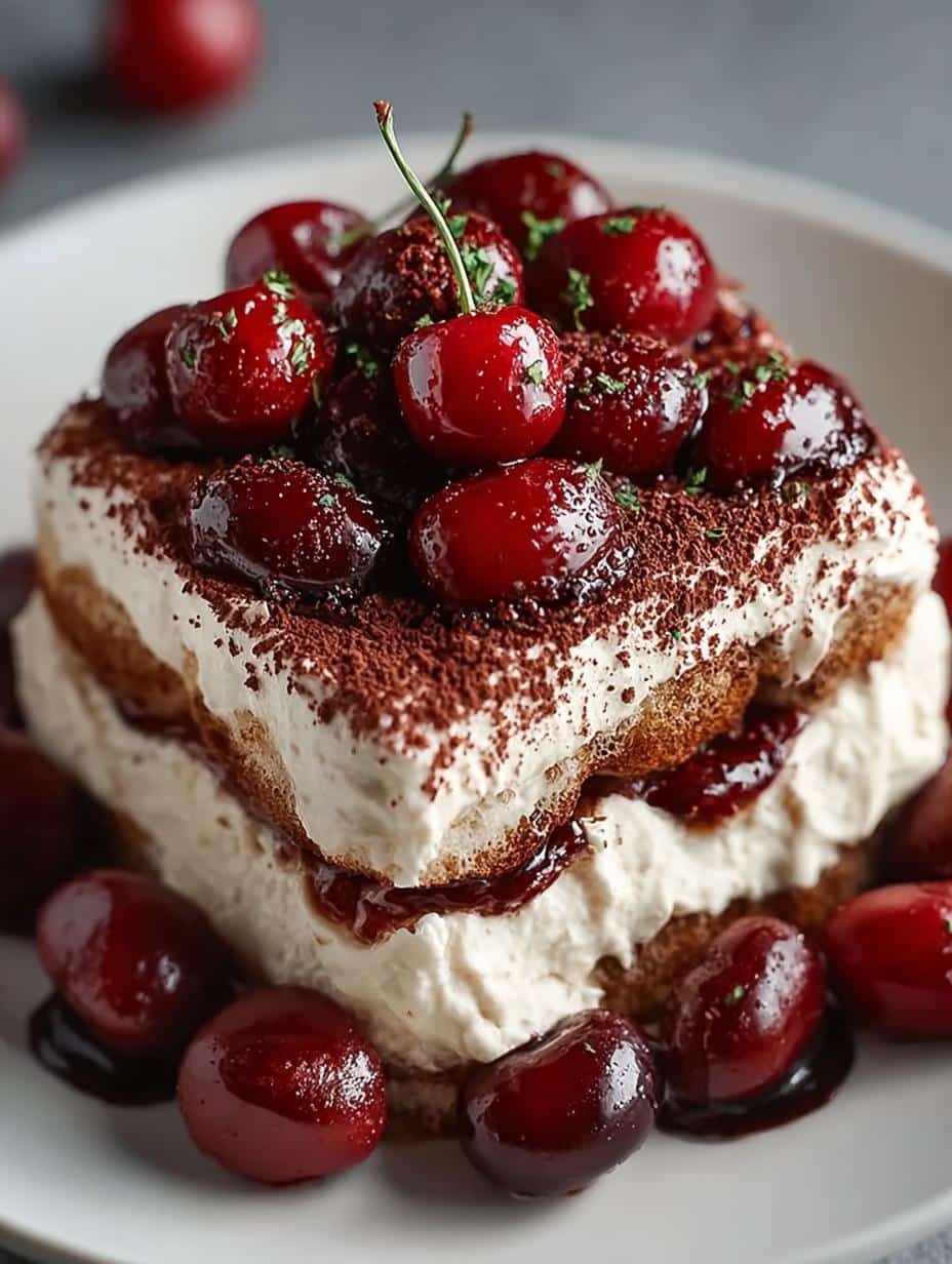 Cherry Amaretto Extract Tiramisu