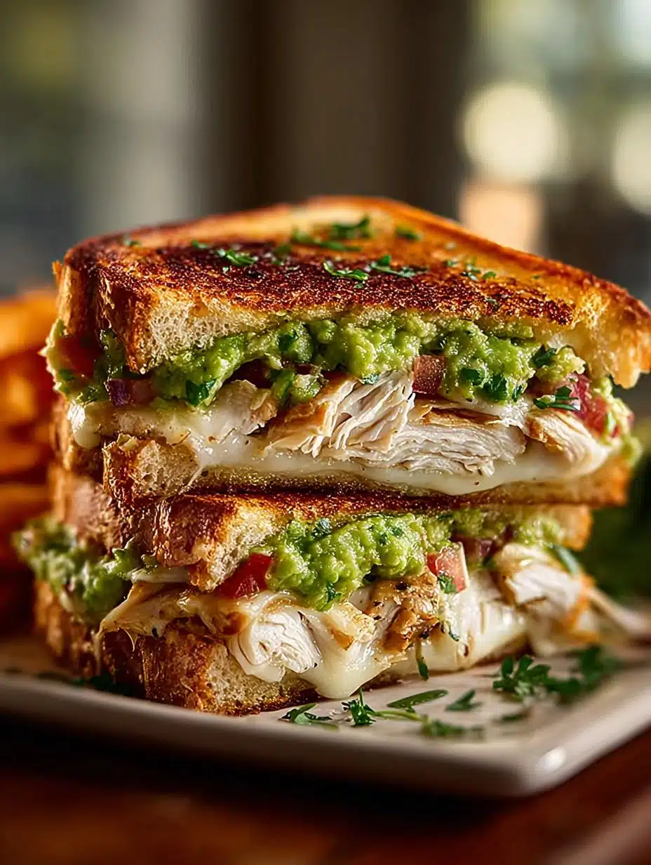 Delicious Chicken Avocado Melt Sandwich Recipe to Savor - Chicken Avocado Melt Sandwich - main visual representation