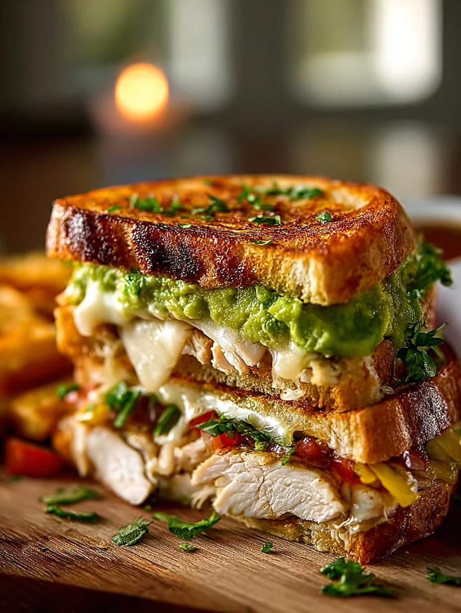 Chicken Avocado Melt Sandwich