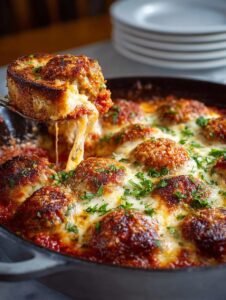 Chicken Meatball Casserole