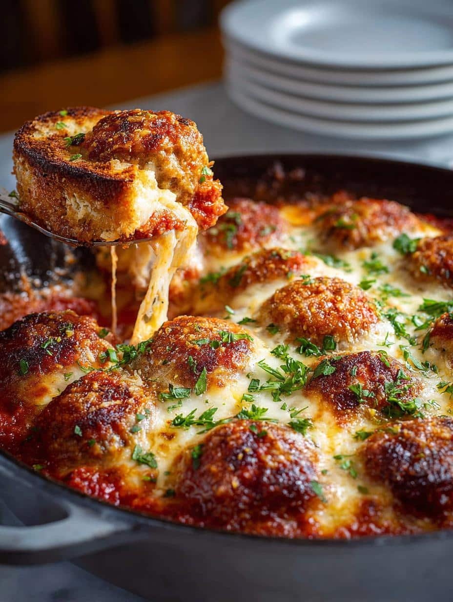 Chicken Meatball Casserole
