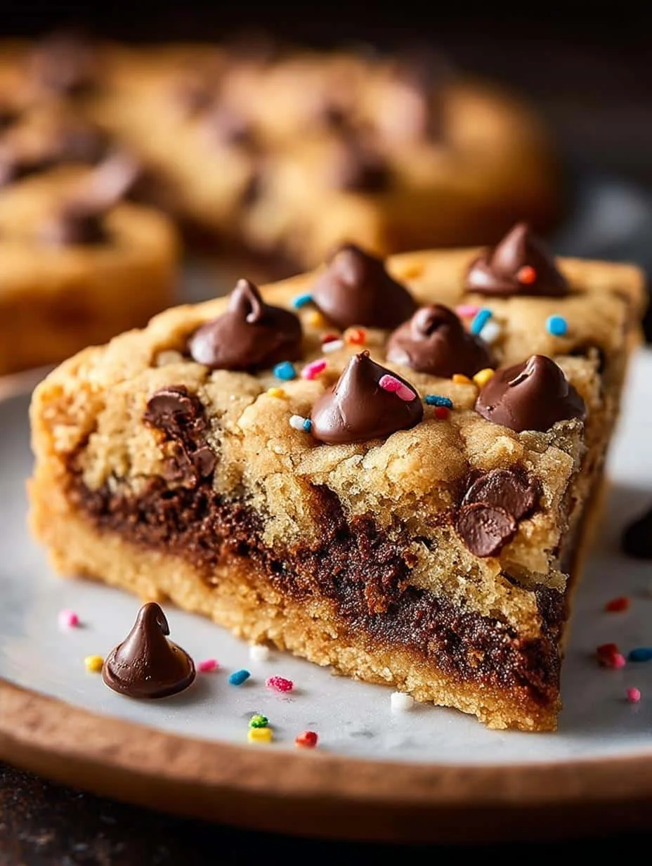 Indulge in 1 Heavenly Chocolate Chip Cookie Cake - Chocolate Chip Cookie Cake - additional detail