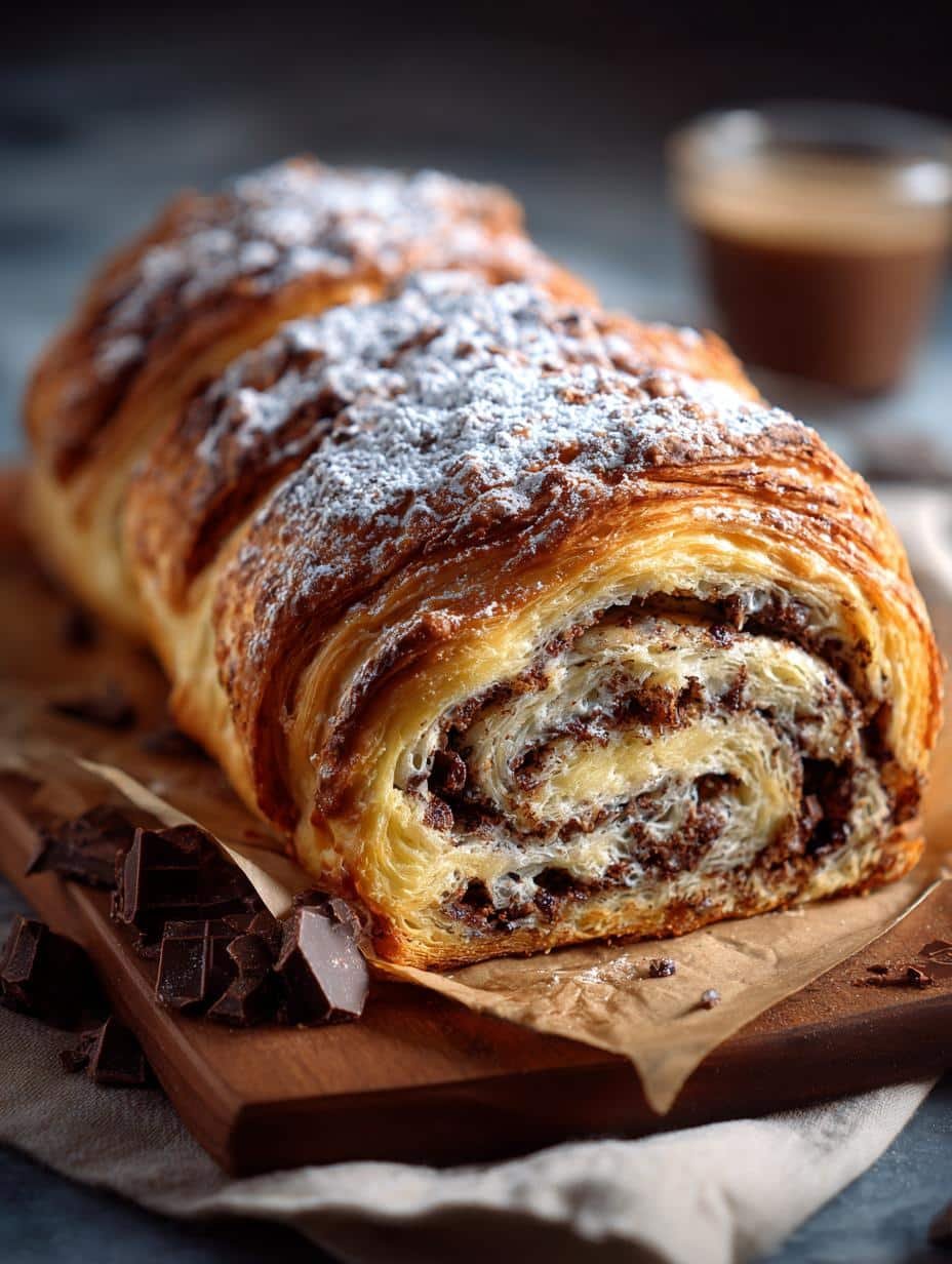 Decadent Chocolate Croissant Loaf Recipe to Savor - Chocolate Croissant Loaf - additional detail