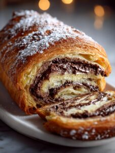 Chocolate Croissant Loaf
