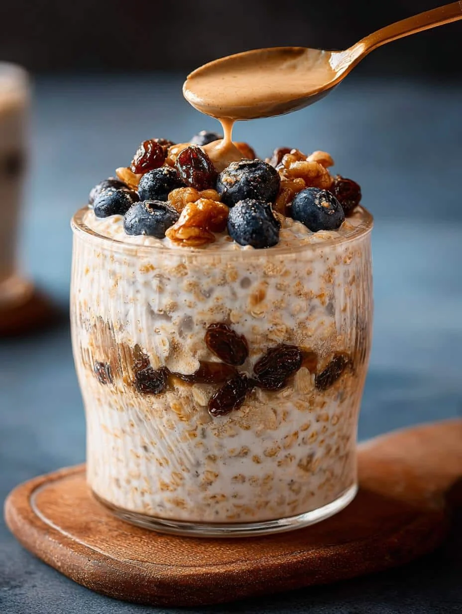 Delicious Cinnamon Raisin Overnight Oats Recipe 3 Delicious Cinnamon Raisin Overnight Oats Recipe - Cinnamon Raisin Overnight Oats - additional detail