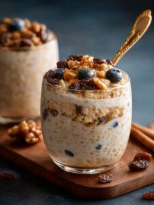 Cinnamon Raisin Overnight Oats