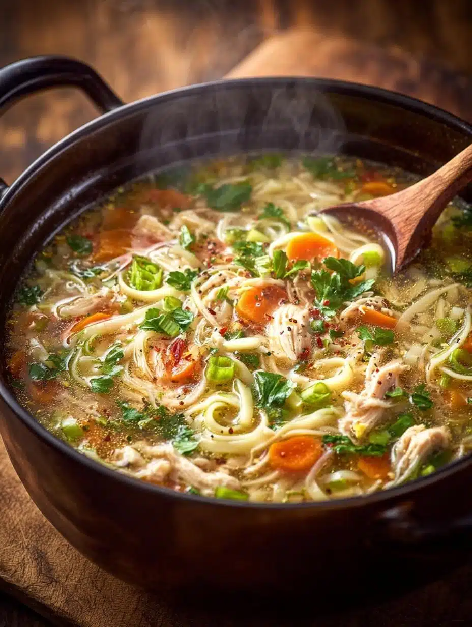 Crack Chicken Noodle Soup