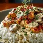 Creamy Smothered Chicken Rice