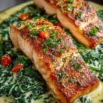 Creamy Spinach Salmon