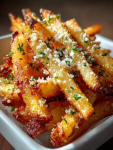 Crispy Garlic Parmesan Fries