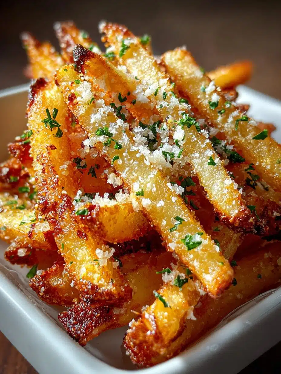 Crispy Garlic Parmesan Fries