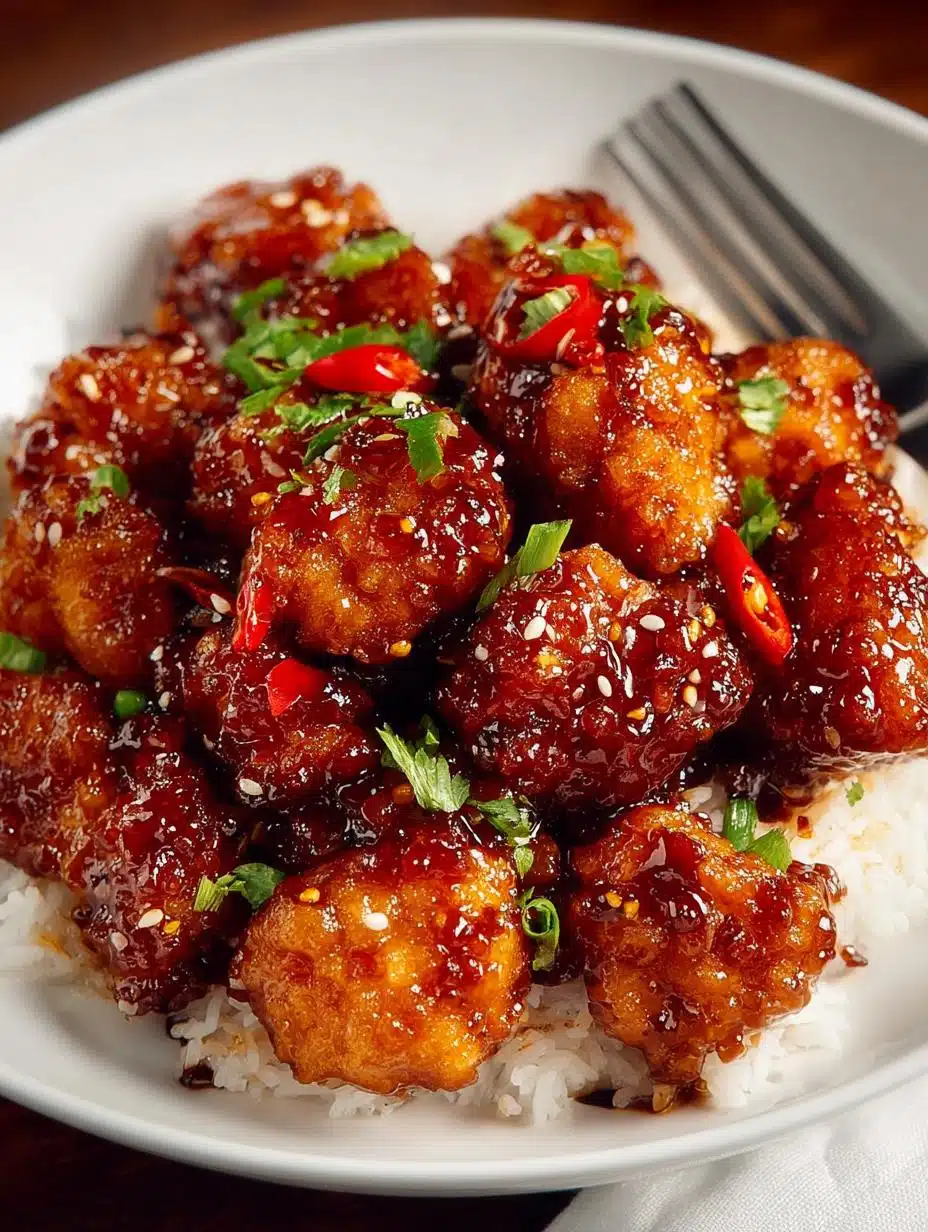 Crispy General Tsos Chicken