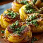 Crispy Smashed Potatoes with Garlic Pesto Delight 4 Crispy Smashed Potatoes