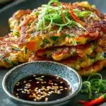 Crispy Vegetable Pancakes with